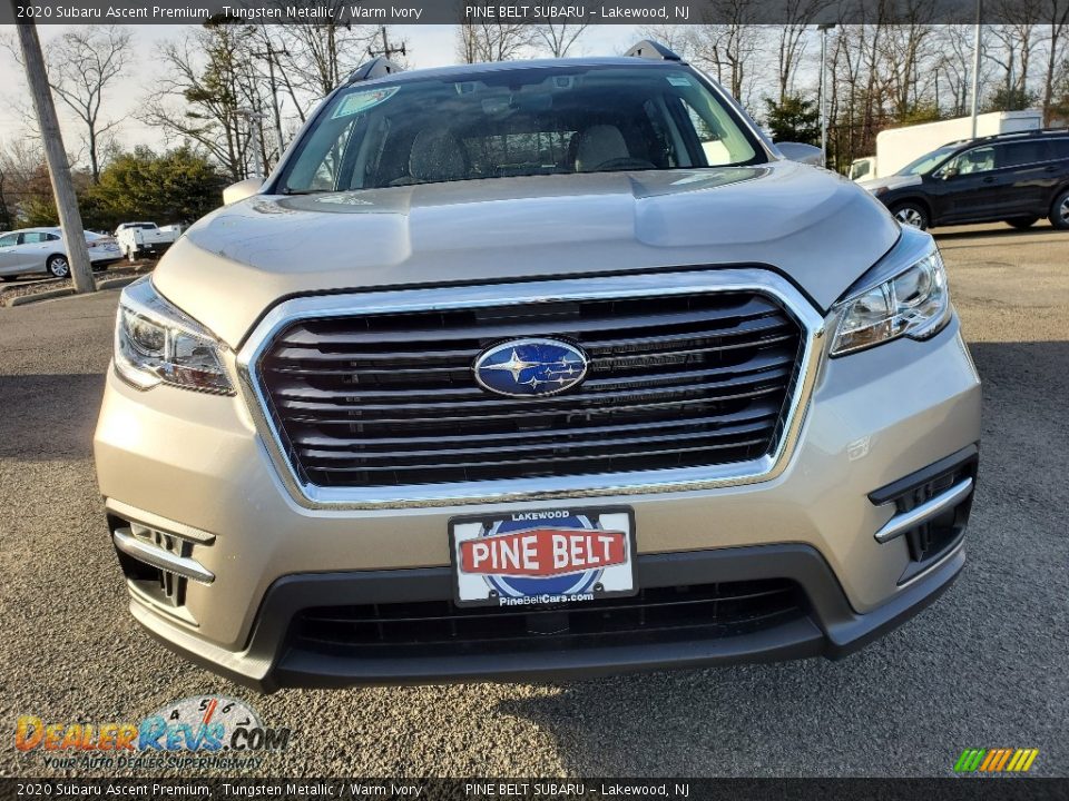 2020 Subaru Ascent Premium Tungsten Metallic / Warm Ivory Photo #2