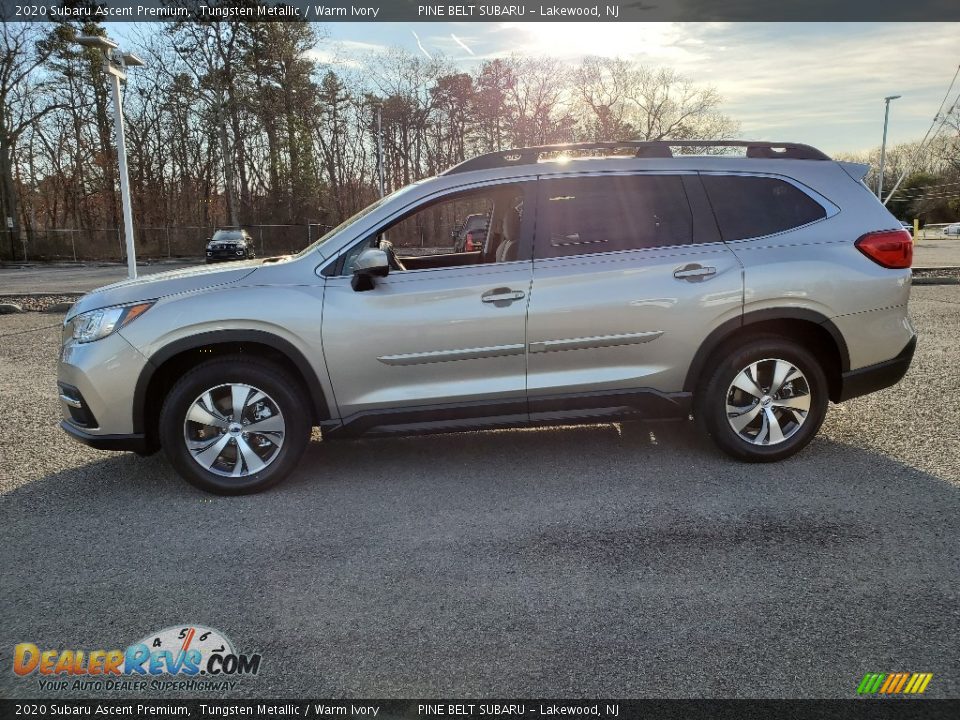 2020 Subaru Ascent Premium Tungsten Metallic / Warm Ivory Photo #3