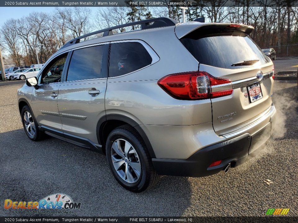 2020 Subaru Ascent Premium Tungsten Metallic / Warm Ivory Photo #4