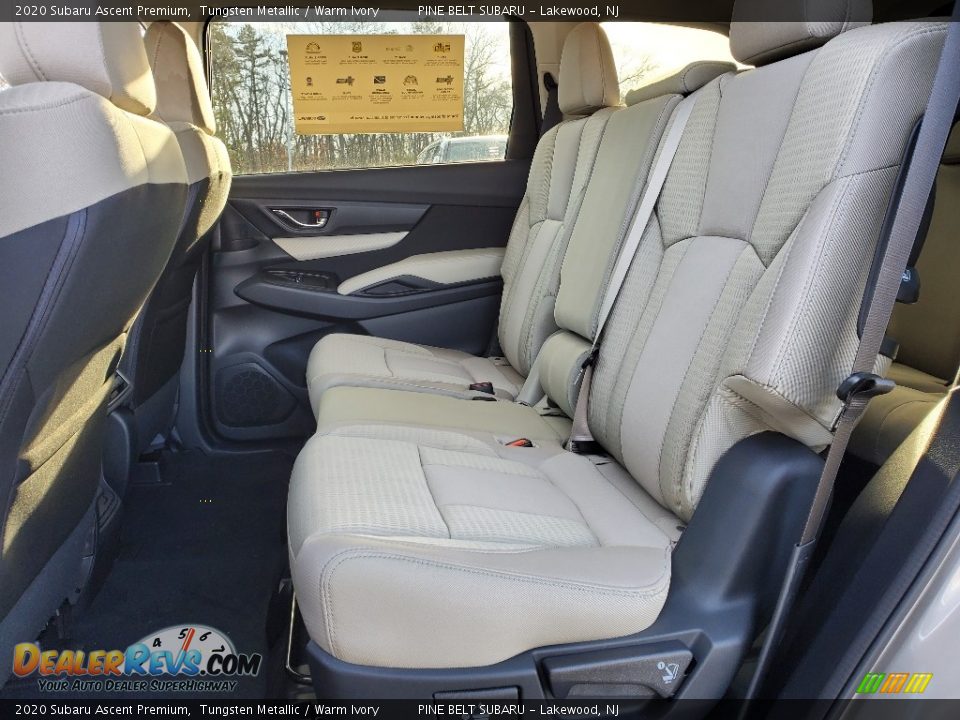 2020 Subaru Ascent Premium Tungsten Metallic / Warm Ivory Photo #6