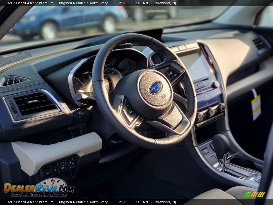 2020 Subaru Ascent Premium Tungsten Metallic / Warm Ivory Photo #7