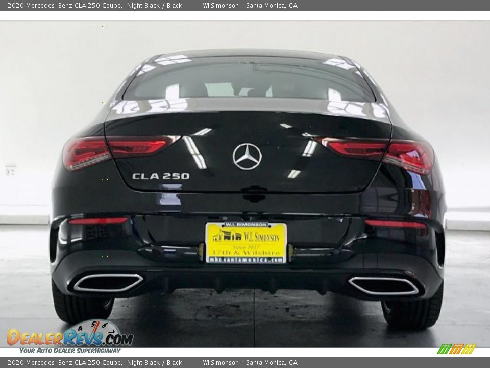 2020 Mercedes-Benz CLA 250 Coupe Night Black / Black Photo #3
