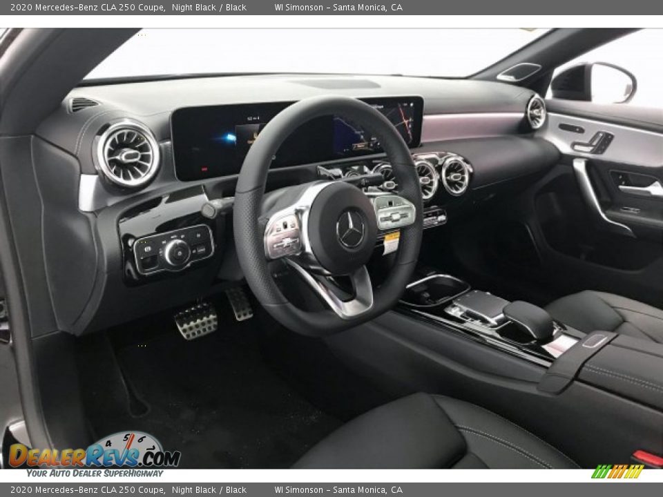 Black Interior - 2020 Mercedes-Benz CLA 250 Coupe Photo #4
