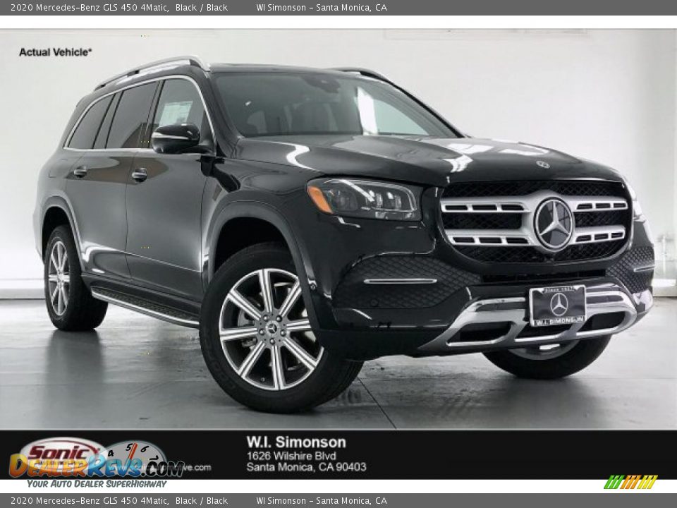 2020 Mercedes-Benz GLS 450 4Matic Black / Black Photo #1