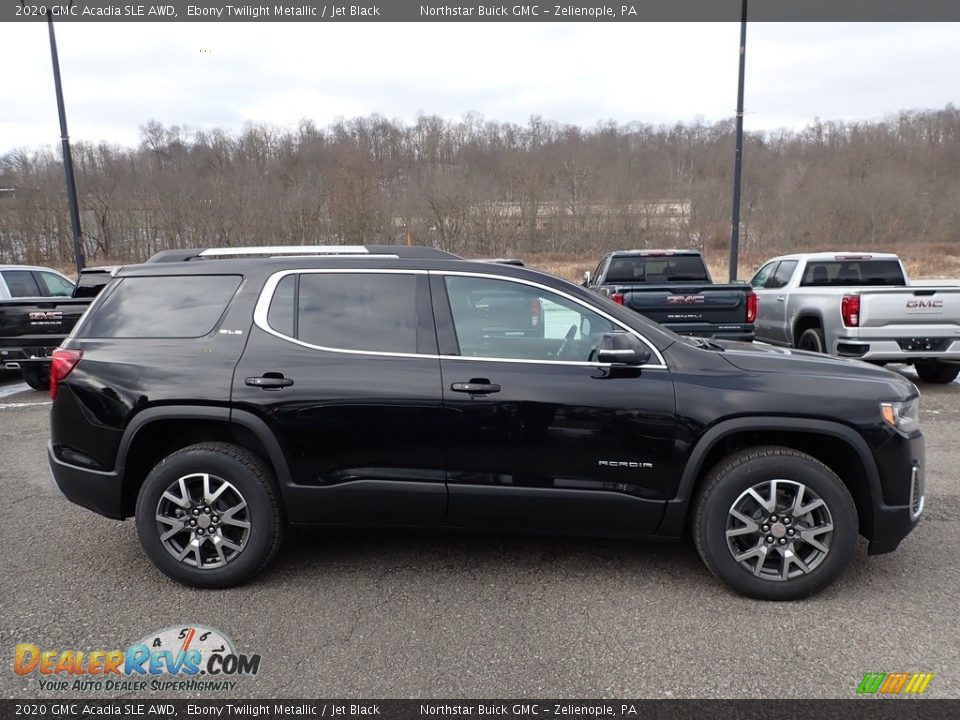 2020 GMC Acadia SLE AWD Ebony Twilight Metallic / Jet Black Photo #4