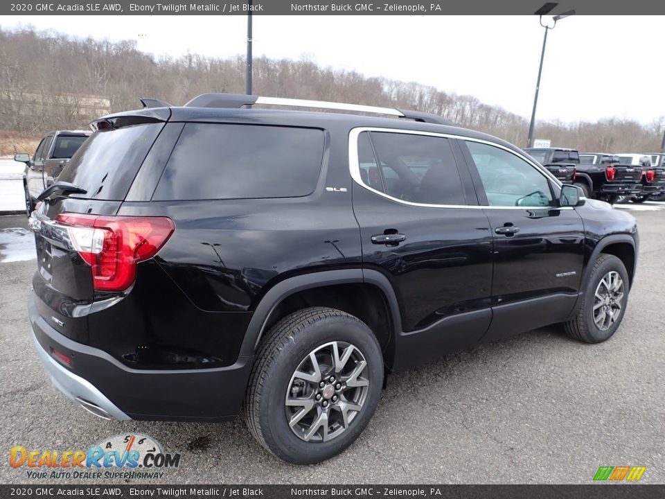 2020 GMC Acadia SLE AWD Ebony Twilight Metallic / Jet Black Photo #5