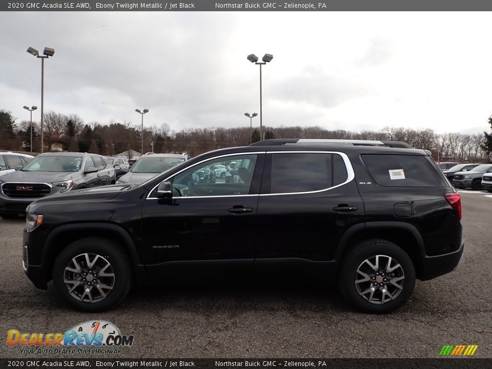 2020 GMC Acadia SLE AWD Ebony Twilight Metallic / Jet Black Photo #10
