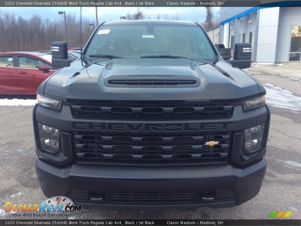 2020 Chevrolet Silverado 2500HD Work Truck Regular Cab 4x4 Black / Jet Black Photo #4