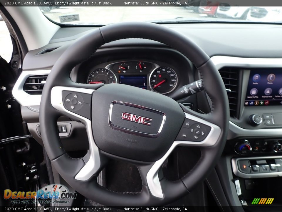 2020 GMC Acadia SLE AWD Ebony Twilight Metallic / Jet Black Photo #18