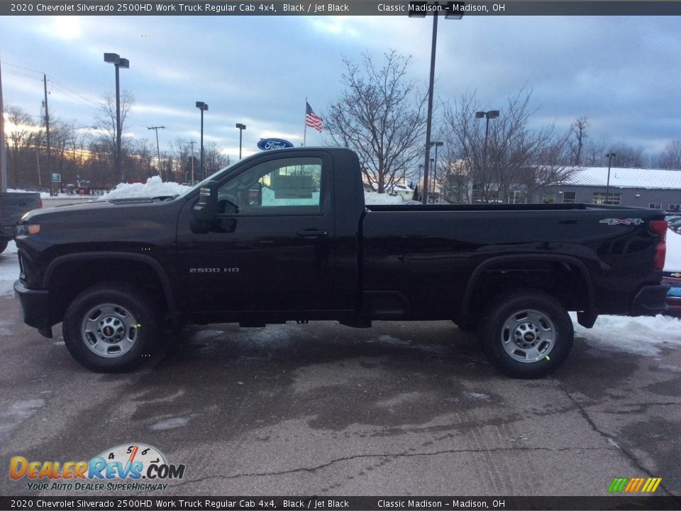 Black 2020 Chevrolet Silverado 2500HD Work Truck Regular Cab 4x4 Photo #6