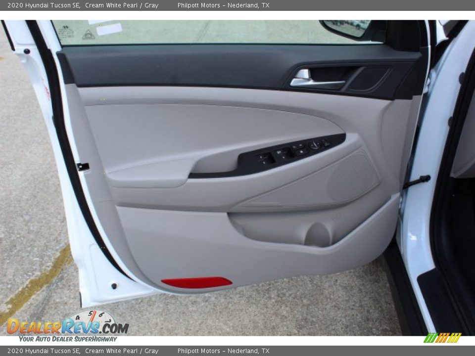 2020 Hyundai Tucson SE Cream White Pearl / Gray Photo #8