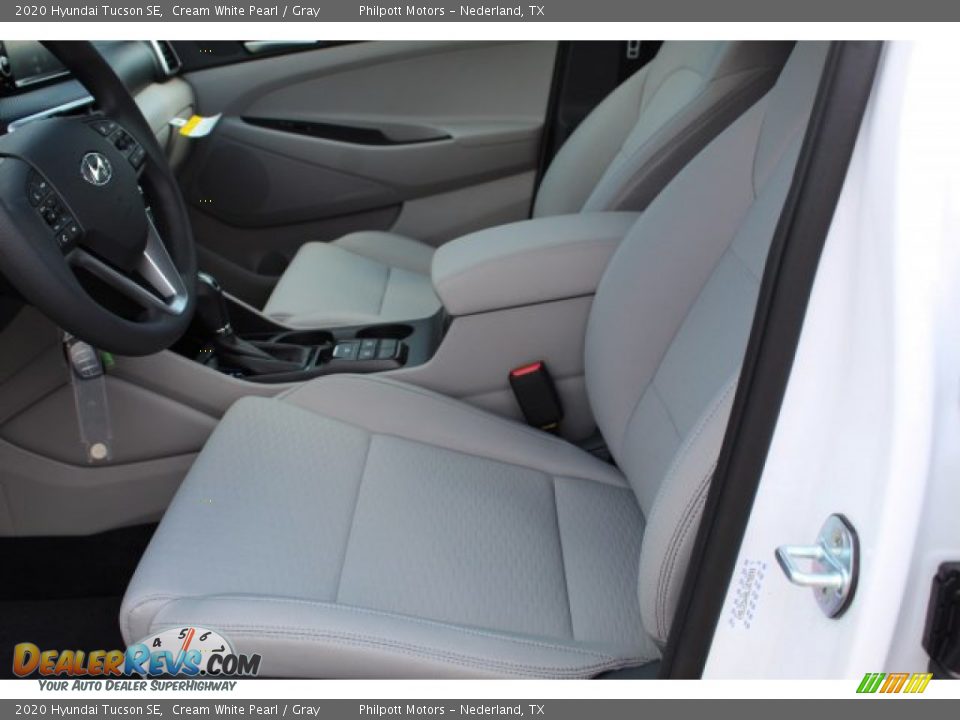 2020 Hyundai Tucson SE Cream White Pearl / Gray Photo #9