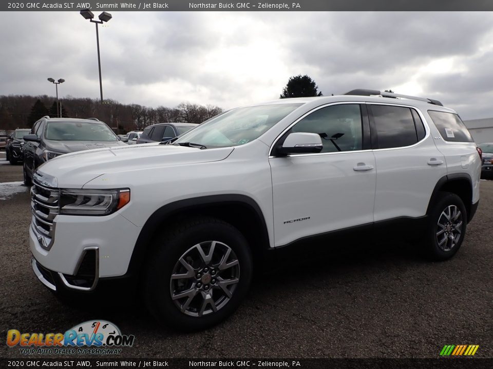 2020 GMC Acadia SLT AWD Summit White / Jet Black Photo #1