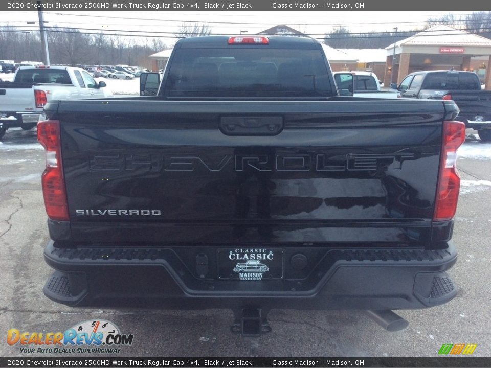 2020 Chevrolet Silverado 2500HD Work Truck Regular Cab 4x4 Black / Jet Black Photo #8