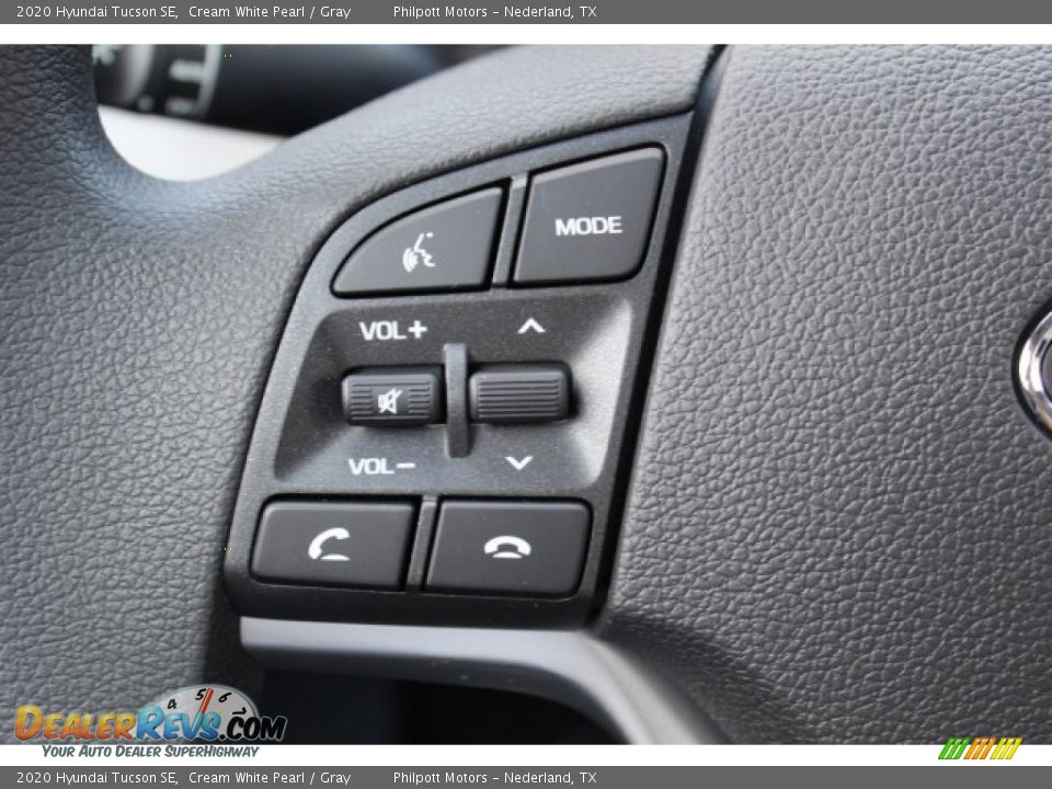 2020 Hyundai Tucson SE Cream White Pearl / Gray Photo #10