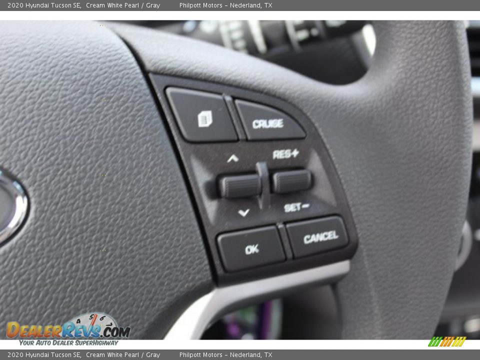 2020 Hyundai Tucson SE Cream White Pearl / Gray Photo #11
