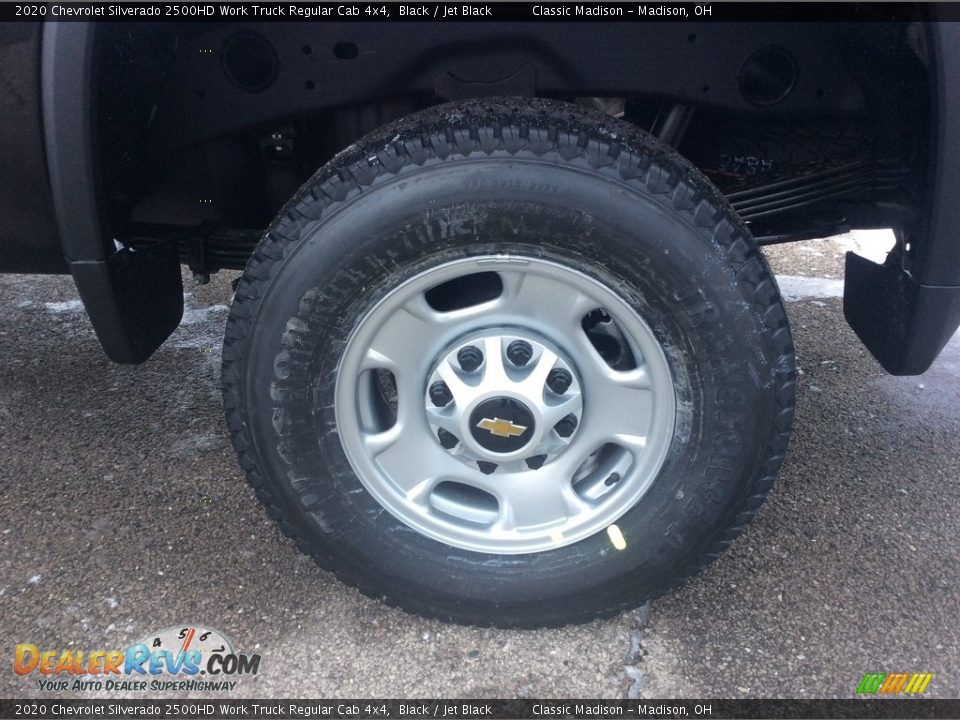 2020 Chevrolet Silverado 2500HD Work Truck Regular Cab 4x4 Black / Jet Black Photo #10