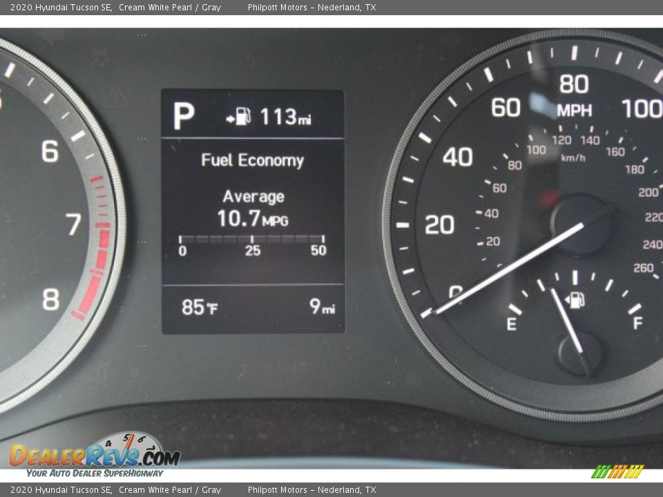 2020 Hyundai Tucson SE Cream White Pearl / Gray Photo #13