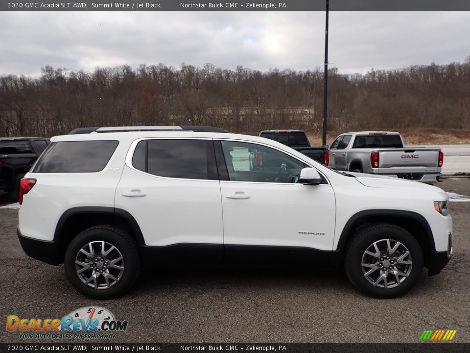 2020 GMC Acadia SLT AWD Summit White / Jet Black Photo #4