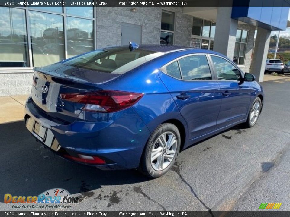 2020 Hyundai Elantra Value Edition Lakeside Blue / Gray Photo #4