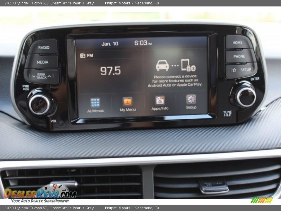 2020 Hyundai Tucson SE Cream White Pearl / Gray Photo #14