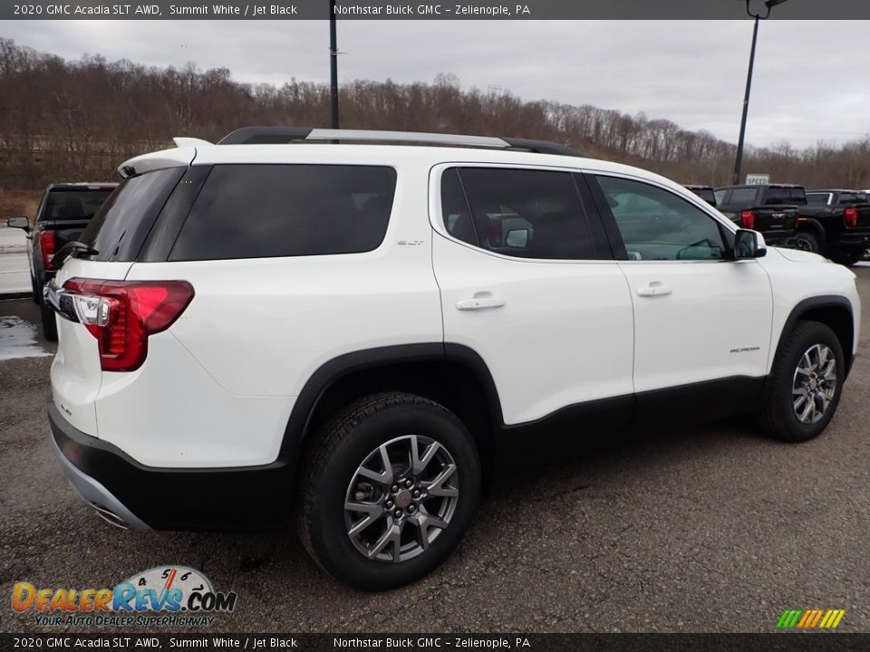 2020 GMC Acadia SLT AWD Summit White / Jet Black Photo #5