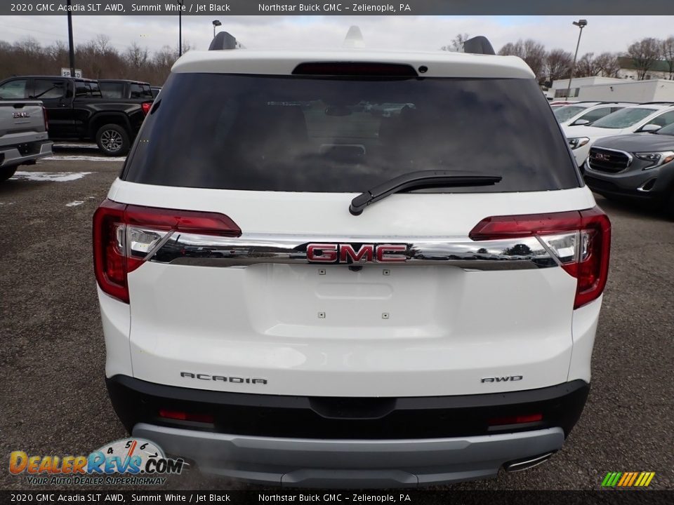 2020 GMC Acadia SLT AWD Summit White / Jet Black Photo #6