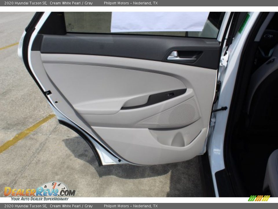 2020 Hyundai Tucson SE Cream White Pearl / Gray Photo #16