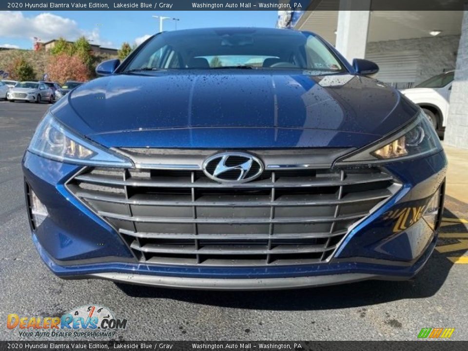 2020 Hyundai Elantra Value Edition Lakeside Blue / Gray Photo #8