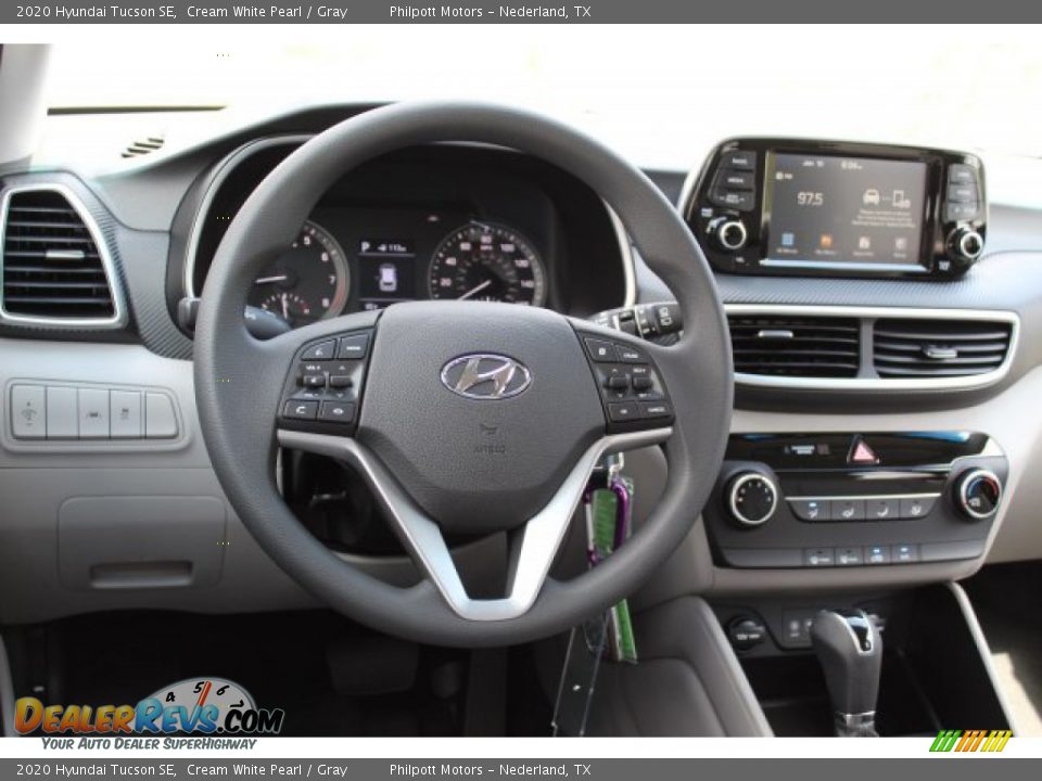 2020 Hyundai Tucson SE Cream White Pearl / Gray Photo #19