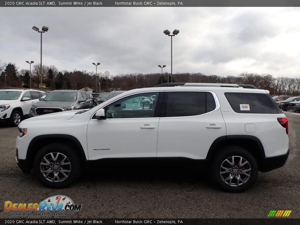 2020 GMC Acadia SLT AWD Summit White / Jet Black Photo #9