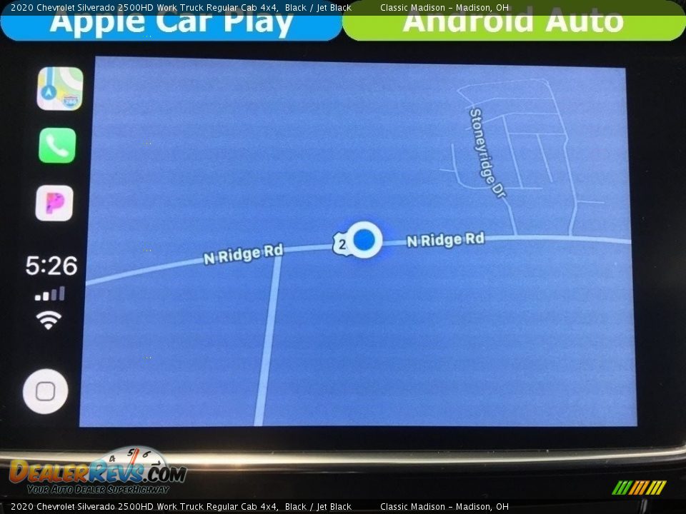 Navigation of 2020 Chevrolet Silverado 2500HD Work Truck Regular Cab 4x4 Photo #17