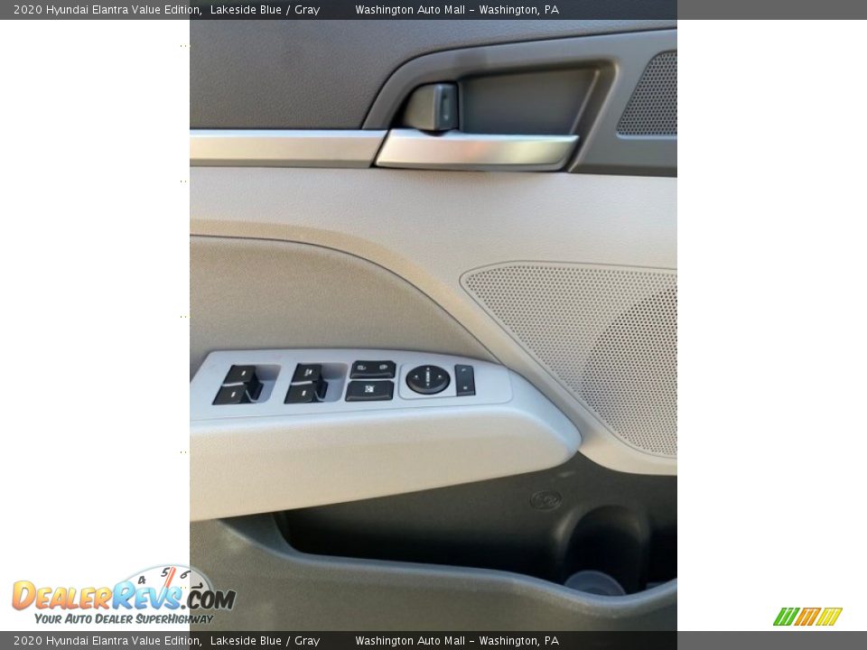 2020 Hyundai Elantra Value Edition Lakeside Blue / Gray Photo #12