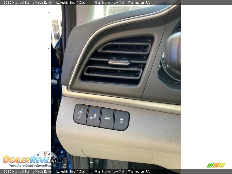 2020 Hyundai Elantra Value Edition Lakeside Blue / Gray Photo #13