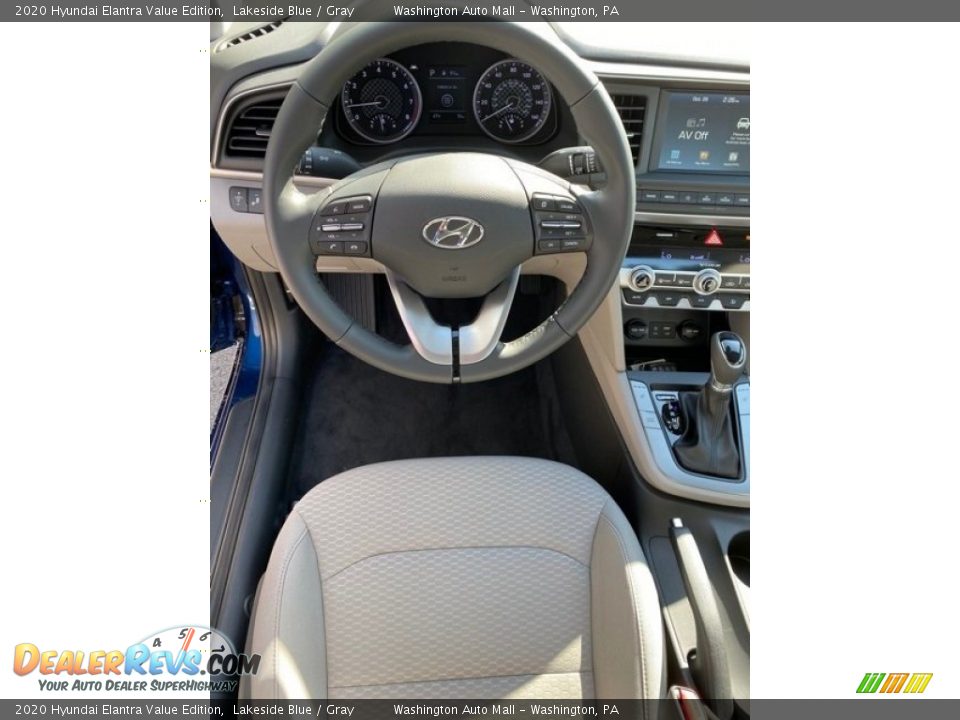 2020 Hyundai Elantra Value Edition Lakeside Blue / Gray Photo #14