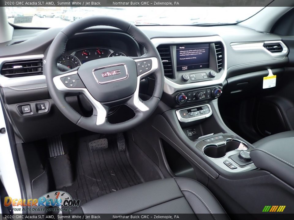 2020 GMC Acadia SLT AWD Summit White / Jet Black Photo #16
