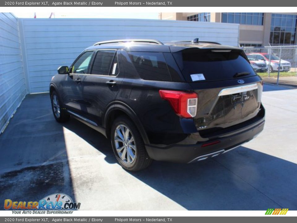 2020 Ford Explorer XLT Agate Black Metallic / Ebony Photo #6