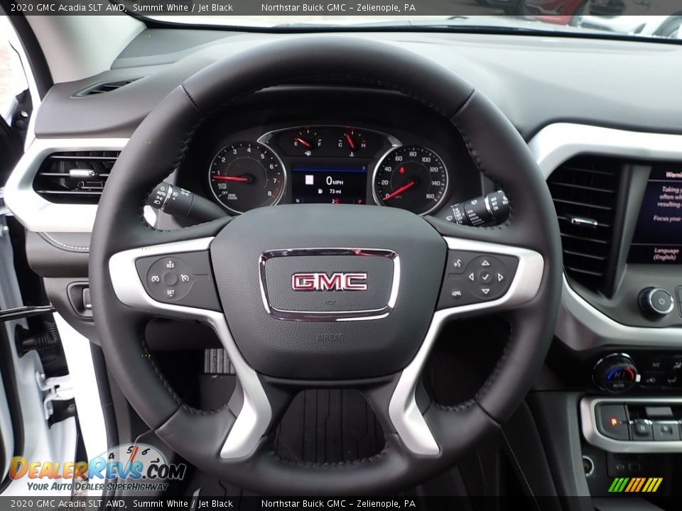 2020 GMC Acadia SLT AWD Summit White / Jet Black Photo #18