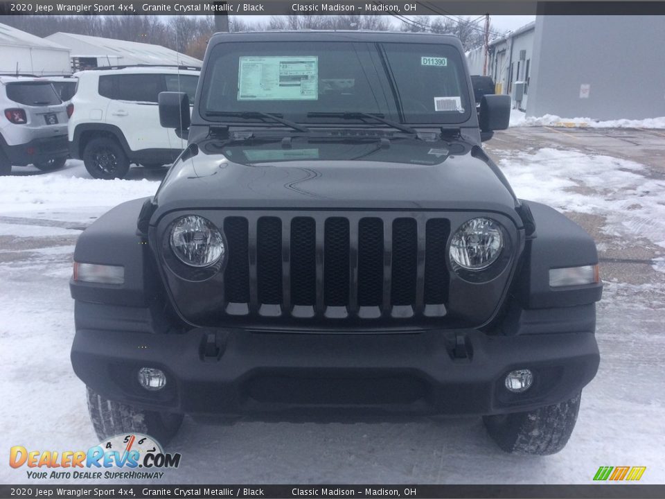 2020 Jeep Wrangler Sport 4x4 Granite Crystal Metallic / Black Photo #4