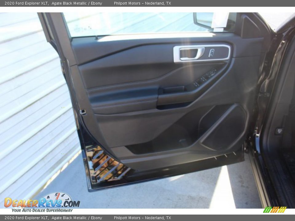 2020 Ford Explorer XLT Agate Black Metallic / Ebony Photo #9