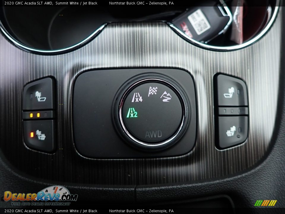 2020 GMC Acadia SLT AWD Summit White / Jet Black Photo #20