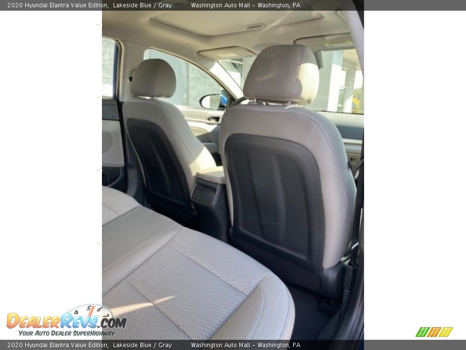 2020 Hyundai Elantra Value Edition Lakeside Blue / Gray Photo #25