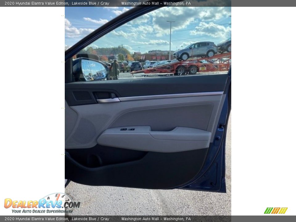 2020 Hyundai Elantra Value Edition Lakeside Blue / Gray Photo #26