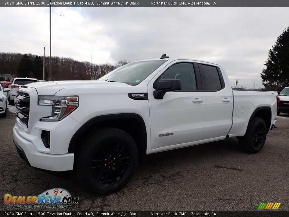 2020 GMC Sierra 1500 Elevation Double Cab 4WD Summit White / Jet Black Photo #1