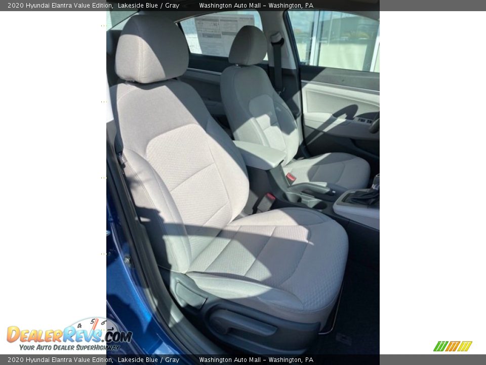 2020 Hyundai Elantra Value Edition Lakeside Blue / Gray Photo #27