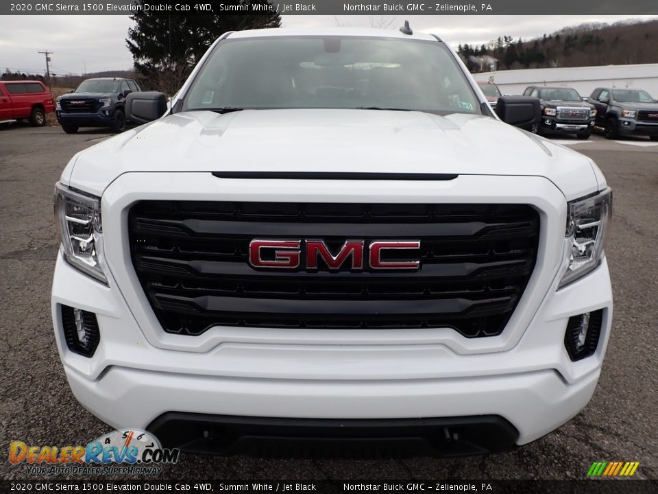 2020 GMC Sierra 1500 Elevation Double Cab 4WD Summit White / Jet Black Photo #2