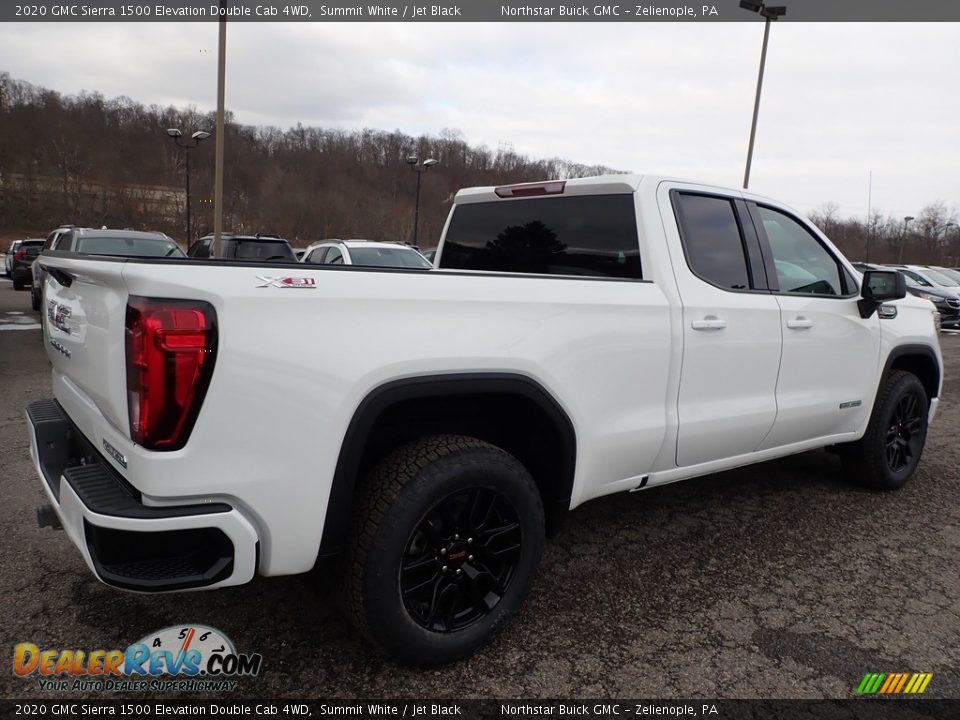 2020 GMC Sierra 1500 Elevation Double Cab 4WD Summit White / Jet Black Photo #5