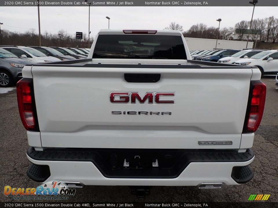 2020 GMC Sierra 1500 Elevation Double Cab 4WD Summit White / Jet Black Photo #6