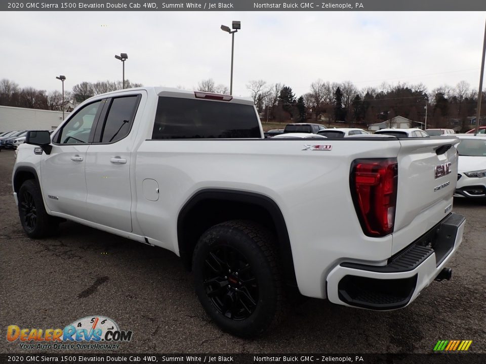 2020 GMC Sierra 1500 Elevation Double Cab 4WD Summit White / Jet Black Photo #7
