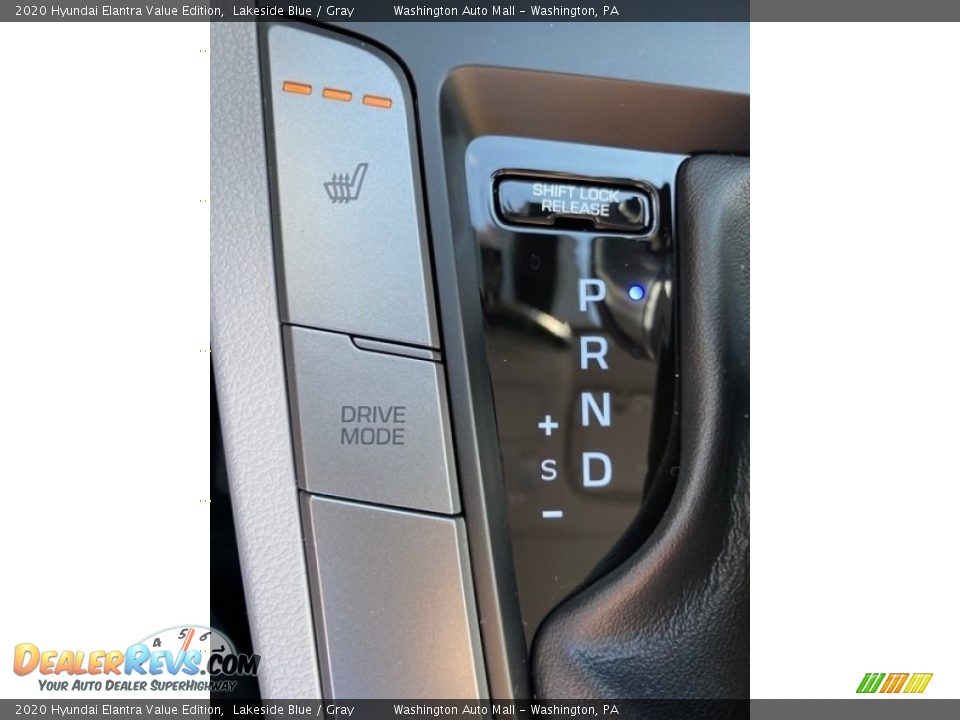 2020 Hyundai Elantra Value Edition Lakeside Blue / Gray Photo #35
